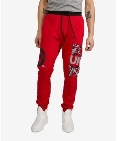 Men's Big and Tall Liquidize Joggers Red $26.10 Pants