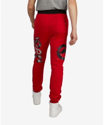 Men's Big and Tall Liquidize Joggers Red $26.10 Pants