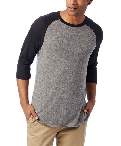 Men's Keeper Eco Jersey Baseball T-shirt Vintage-Like Coal, Black $29.70 T-Shirts