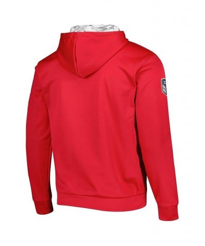 Men's Red Nebraska Huskers OHT Military-Inspired Appreciation Team Color Pullover Hoodie $30.10 Sweatshirt