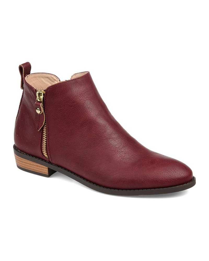 Women's Ellis Bootie Red $53.90 Shoes