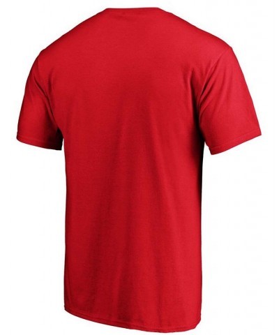 Men's Red Chicago Blackhawks Team Victory Arch T-shirt $14.26 T-Shirts