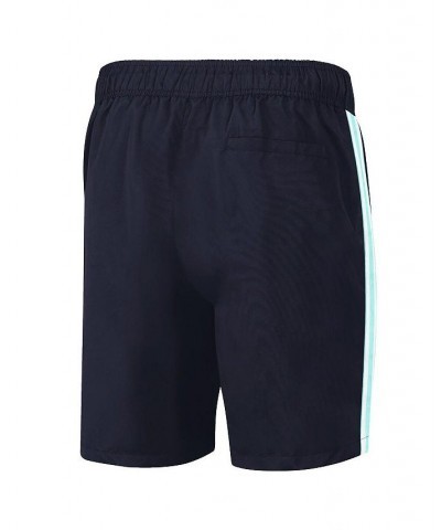 Men's Deep Sea Blue Seattle Kraken Sand Beach Swim Shorts $25.79 Swimsuits