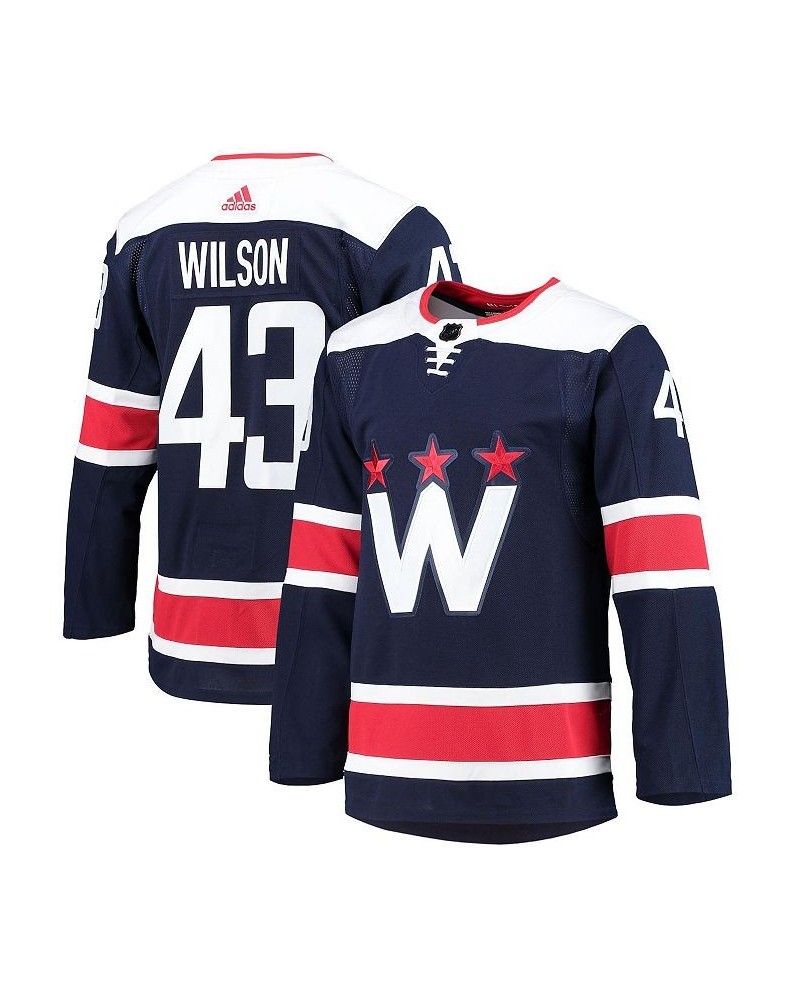 Men's Tom Wilson Navy Washington Capitals 2020/21 Alternate Primegreen Authentic Pro Player Jersey $96.00 Jersey