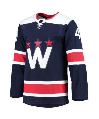 Men's Tom Wilson Navy Washington Capitals 2020/21 Alternate Primegreen Authentic Pro Player Jersey $96.00 Jersey