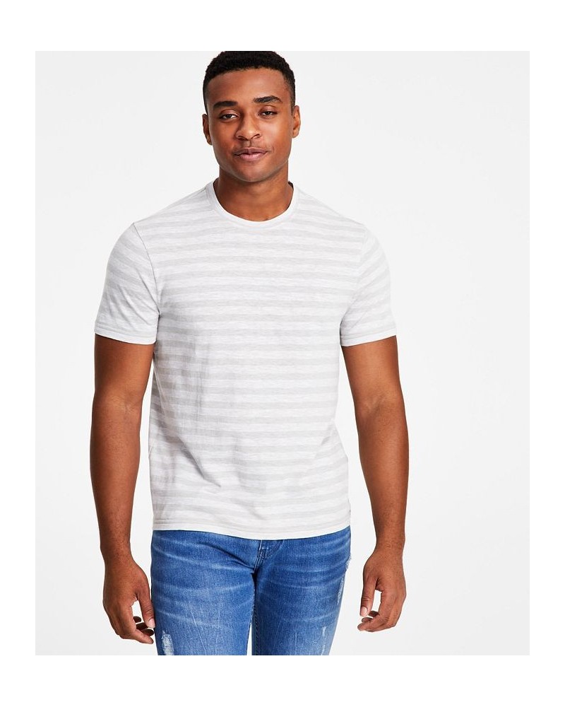 Men's Striped Slub T-Shirt PD06 $10.46 T-Shirts