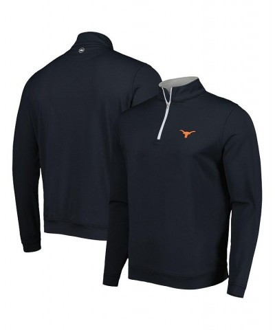 Men's Black Texas Longhorns Stack Essential Fleece Quarter-Zip Sweatshirt $40.49 Sweatshirt