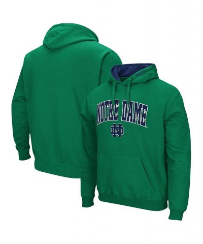 Men's Green Notre Dame Fighting Irish Arch and Logo 3.0 Pullover Hoodie $25.80 Sweatshirt