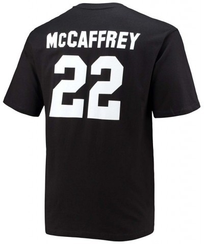 Men's Big and Tall Christian Mccaffrey Black Carolina Panthers Player Name Number T-shirt $22.95 T-Shirts