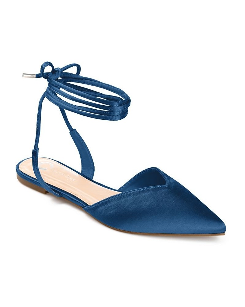 Women's Theia Tie-Up Flats PD05 $40.80 Shoes