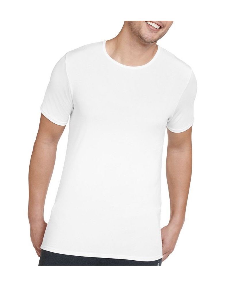 Men's Active Ultra-Soft T-Shirt White $11.27 Undershirt