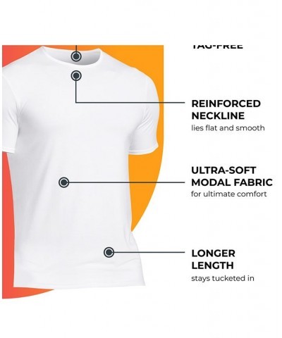 Men's Active Ultra-Soft T-Shirt White $11.27 Undershirt