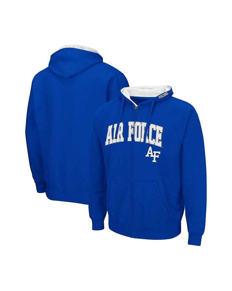 Men's Royal Air Force Falcons Arch and Logo 3.0 Full-Zip Hoodie $26.40 Sweatshirt