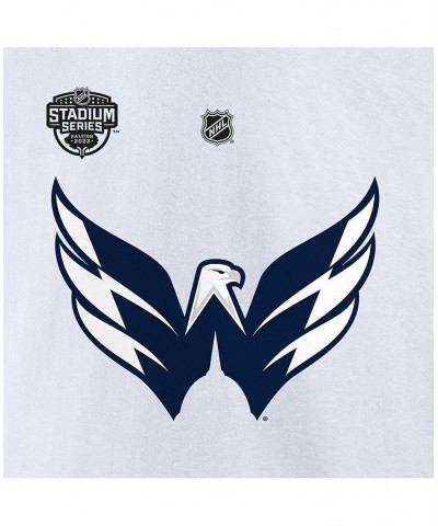 Men's Branded Nicklas Backstrom White Washington Capitals 2023 NHL Stadium Series Name and Number T-shirt $17.94 T-Shirts