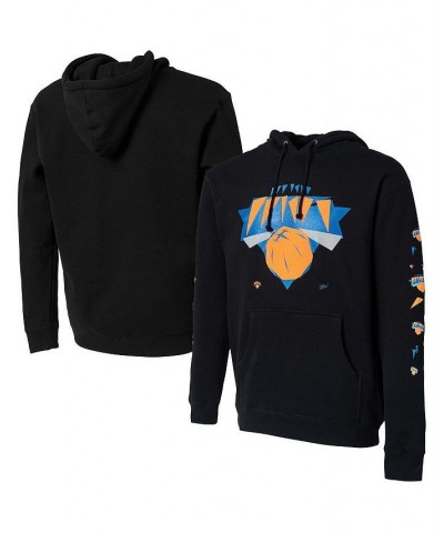 Men's NBA x Naturel Black New York Knicks No Caller ID Pullover Hoodie $48.00 Sweatshirt