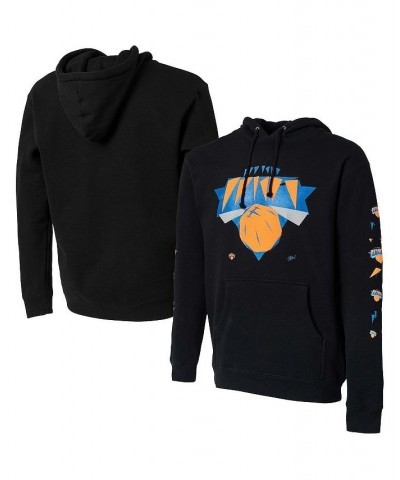 Men's NBA x Naturel Black New York Knicks No Caller ID Pullover Hoodie $48.00 Sweatshirt