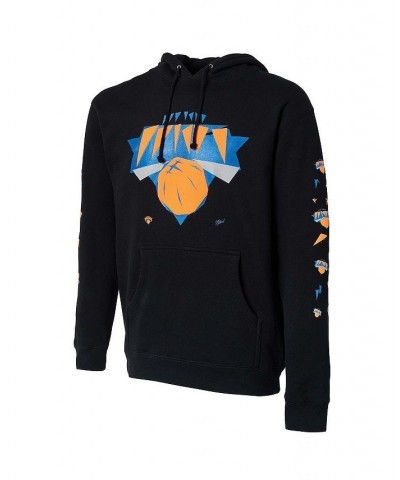 Men's NBA x Naturel Black New York Knicks No Caller ID Pullover Hoodie $48.00 Sweatshirt