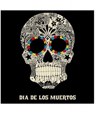 Men's Word Art Dia De Los Muertos Crewneck Sweatshirt Gray $27.99 Sweatshirt