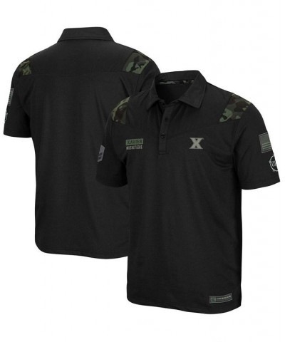 Men's Black Xavier Musketeers OHT Military Inspired Appreciation Sierra Polo $33.59 Polo Shirts