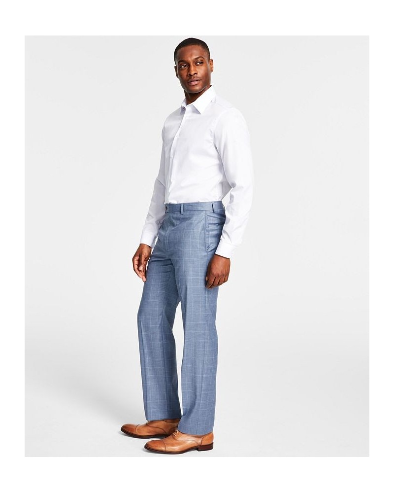 Men's Classic-Fit UltraFlex Stretch Micro-Check Dress Pants PD02 $24.75 Pants