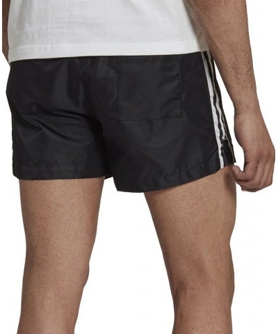 Men's 3-Stripe Woven Track Shorts Black $24.94 Shorts