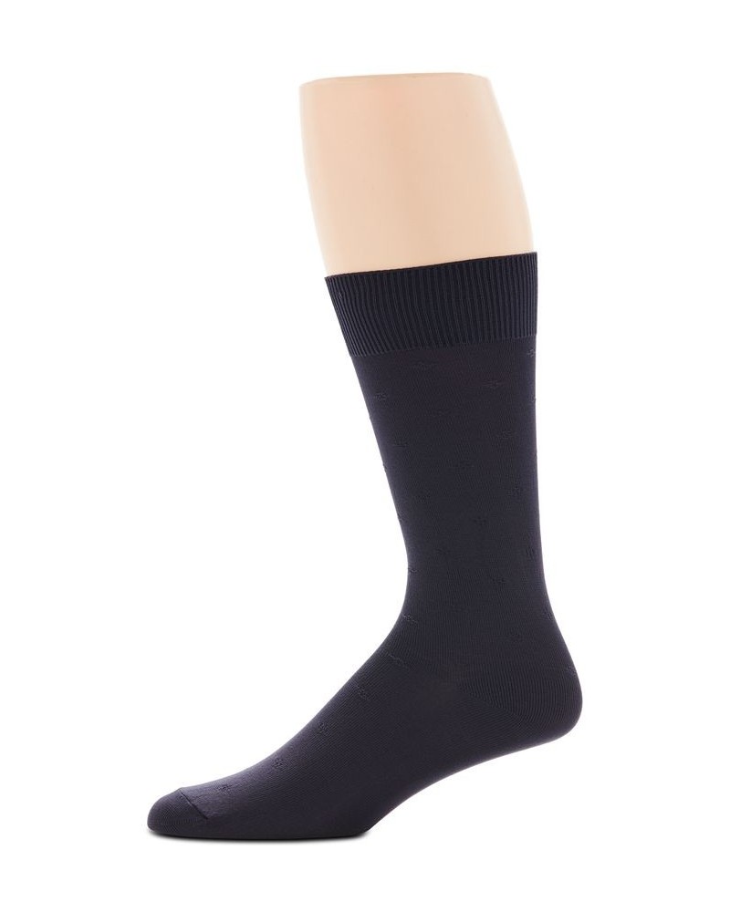 Perry Ellis Men's Microfiber Dress Socks Blue $9.00 Socks