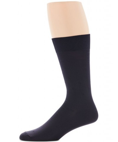 Perry Ellis Men's Microfiber Dress Socks Blue $9.00 Socks