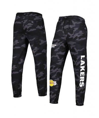 Men's Black, Camo Los Angeles Lakers Tonal Joggers $27.90 Pants