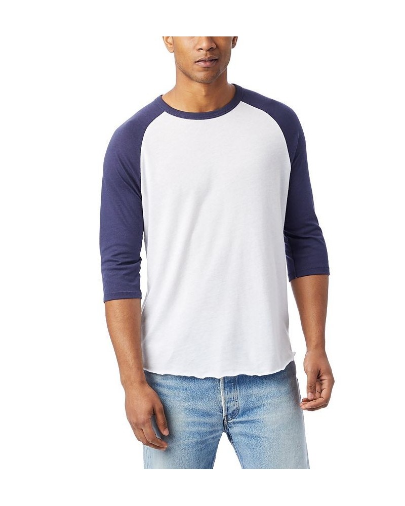 Men's Keeper Eco Jersey Baseball T-shirt White, Navy $29.70 T-Shirts