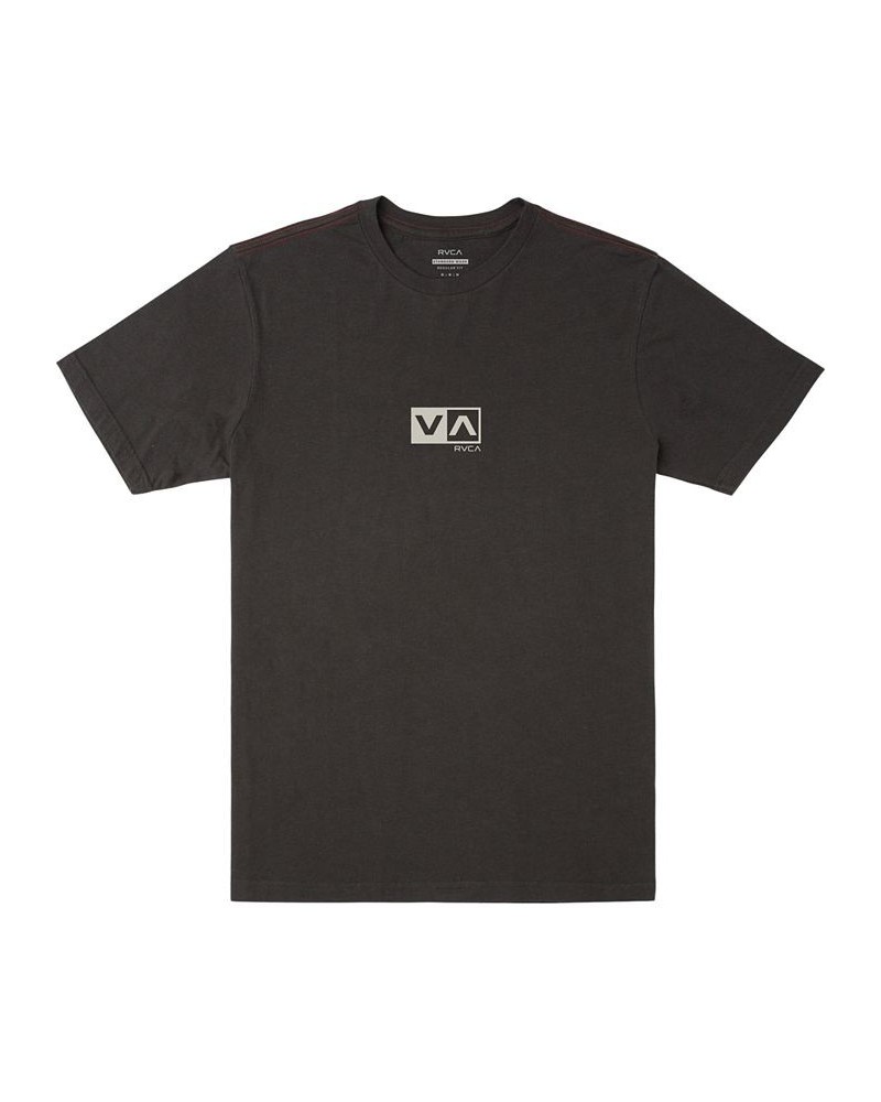 Men's Mini Balance Box Short Sleeve T-shirt Black $14.40 T-Shirts