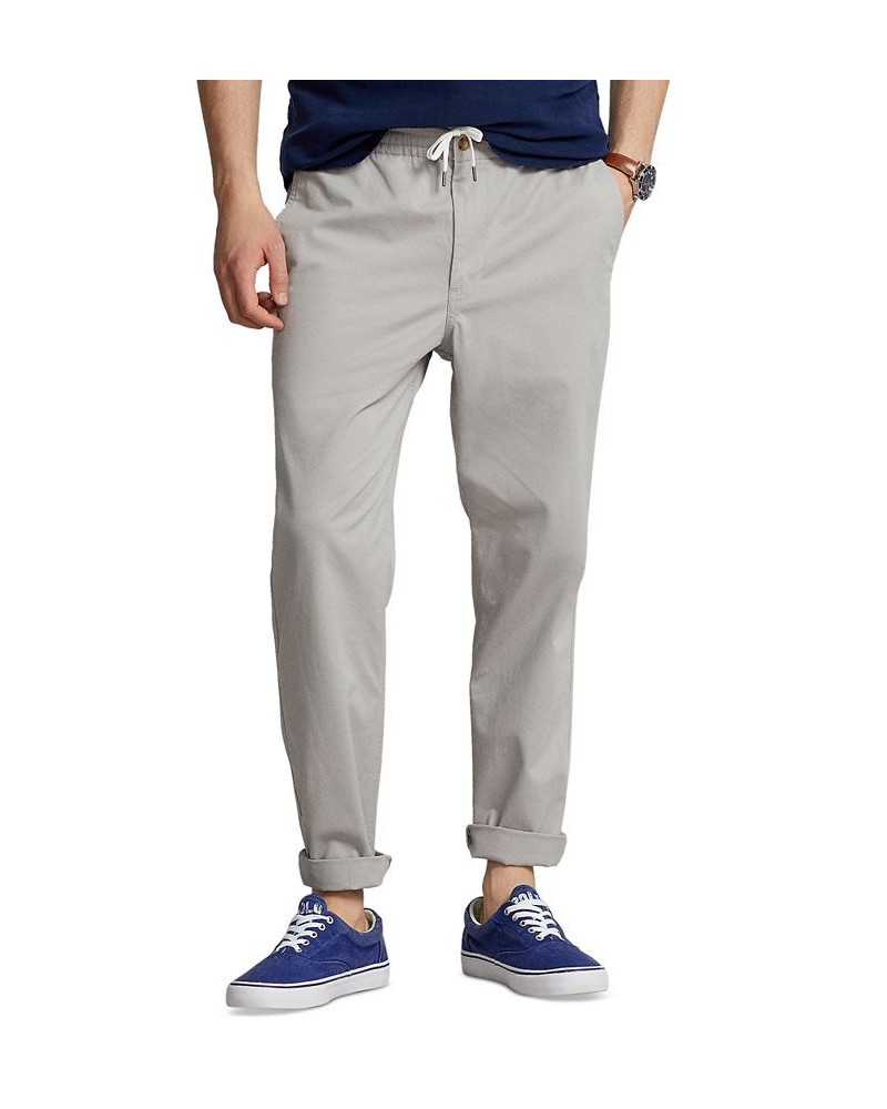 Men's Stretch Classic-Fit Polo Prepster Pants Gray $38.75 Pants