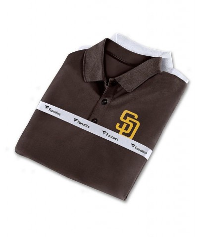 Men's Branded Brown, White San Diego Padres Polo Shirt Combo Set $33.60 Polo Shirts