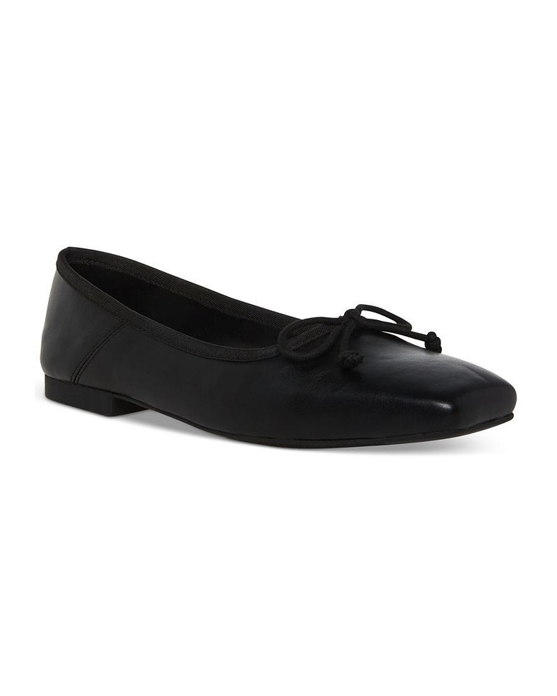 Vineyard Snip-Toe Ballet Flats Black $25.48 Shoes