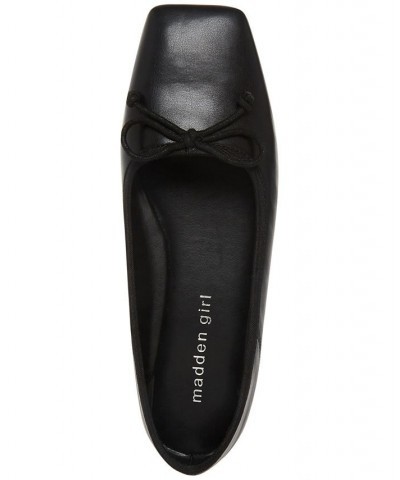 Vineyard Snip-Toe Ballet Flats Black $25.48 Shoes