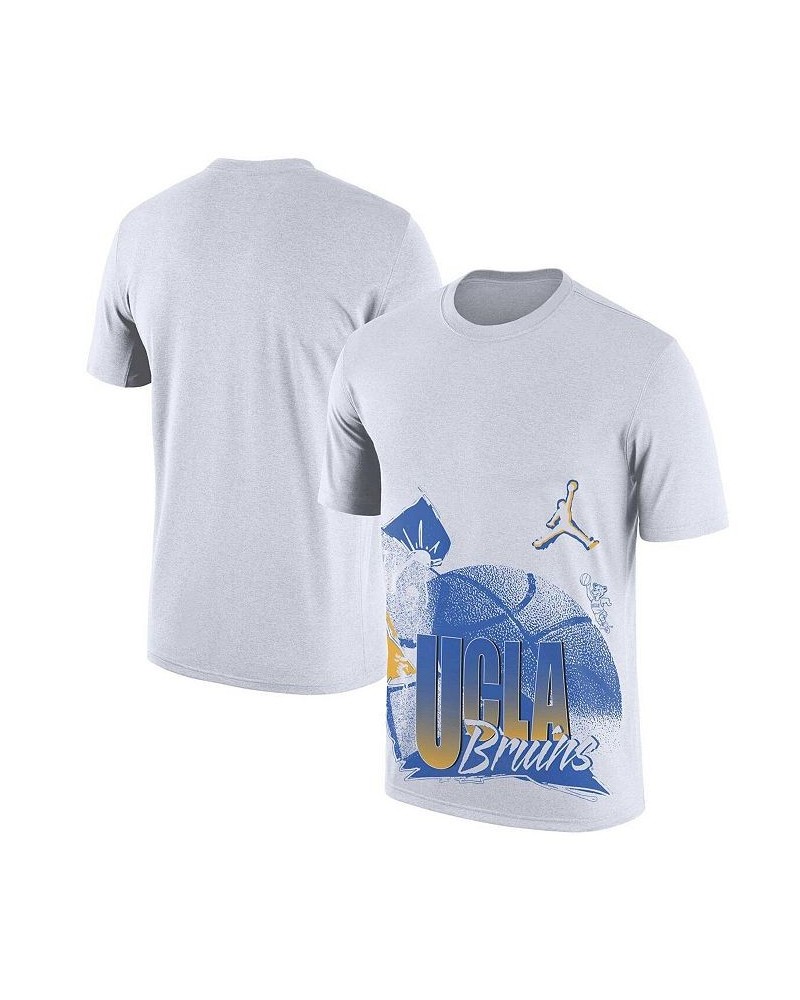 Men's Brand White UCLA Bruins Basketball 90s Hoop Max T-shirt $19.60 T-Shirts