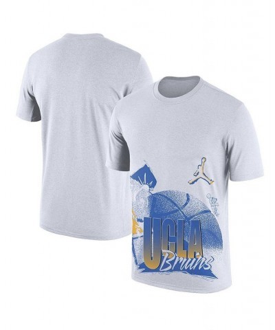 Men's Brand White UCLA Bruins Basketball 90s Hoop Max T-shirt $19.60 T-Shirts