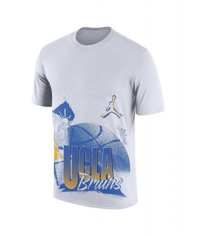 Men's Brand White UCLA Bruins Basketball 90s Hoop Max T-shirt $19.60 T-Shirts