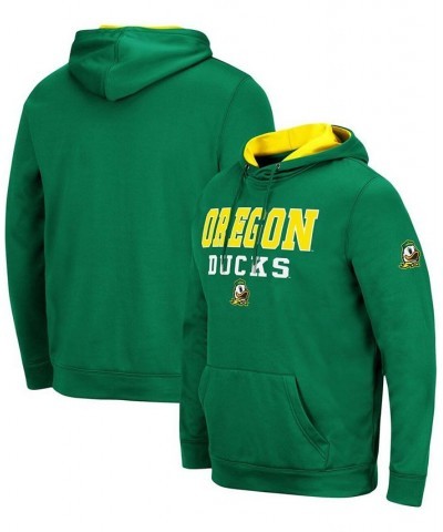 Men's Kelly Green Oregon Ducks Sunrise Pullover Hoodie $32.99 Sweatshirt