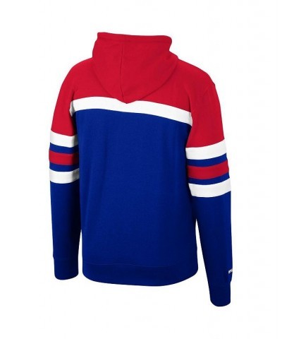 Men's Royal, Red Chicago Cubs Head Coach Pullover Hoodie $40.80 Sweatshirt