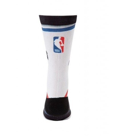 Men's Black La Clippers 2019 and 20 City Edition Elite Crew Socks $15.95 Socks