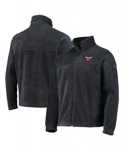 Men's Black Chicago Bulls Flanker Full-Zip Jacket $38.00 Jackets