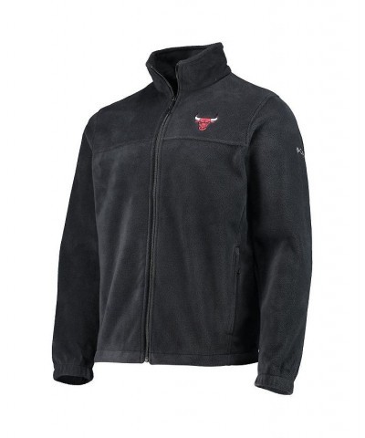 Men's Black Chicago Bulls Flanker Full-Zip Jacket $38.00 Jackets