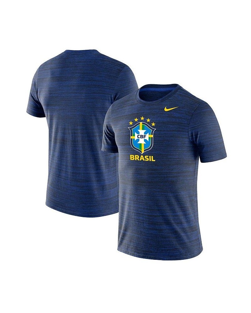 Men's Royal Brazil National Team Primary Logo Velocity Legend T-shirt $20.00 T-Shirts