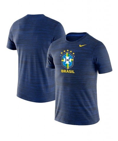 Men's Royal Brazil National Team Primary Logo Velocity Legend T-shirt $20.00 T-Shirts