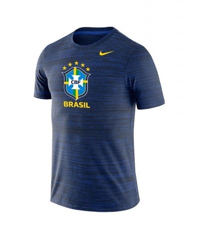 Men's Royal Brazil National Team Primary Logo Velocity Legend T-shirt $20.00 T-Shirts