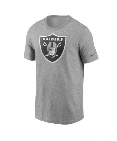 Men's Heathered Gray Las Vegas Raiders Primary Logo T-shirt $21.23 T-Shirts