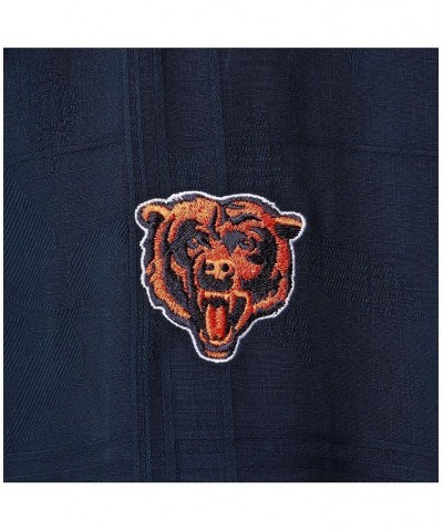 Men's Navy Chicago Bears Azule Oasis Button-Up Shirt $64.60 Shirts