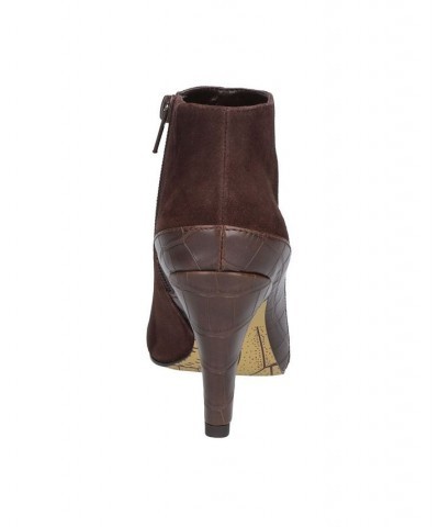 Women's Brennan Dress Booties Brown $34.41 Shoes