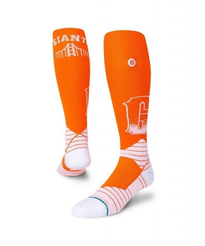 Men's Orange San Francisco Giants 2021 City Connect Over the Calf Socks $20.29 Socks