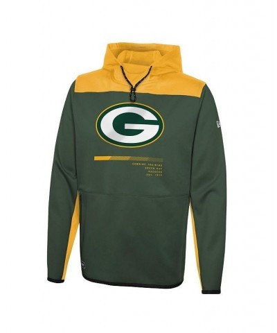 Men's Green Green Bay Packers Combine Authentic Hard Hitter Pullover Hoodie $25.30 Sweatshirt